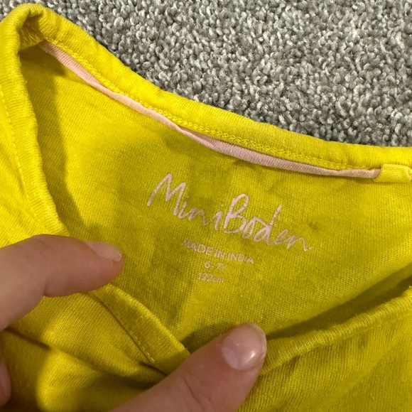 Mini Boden Jungle Tiger Appliqué Shirt Sz 6-7 - Picture 5 of 5